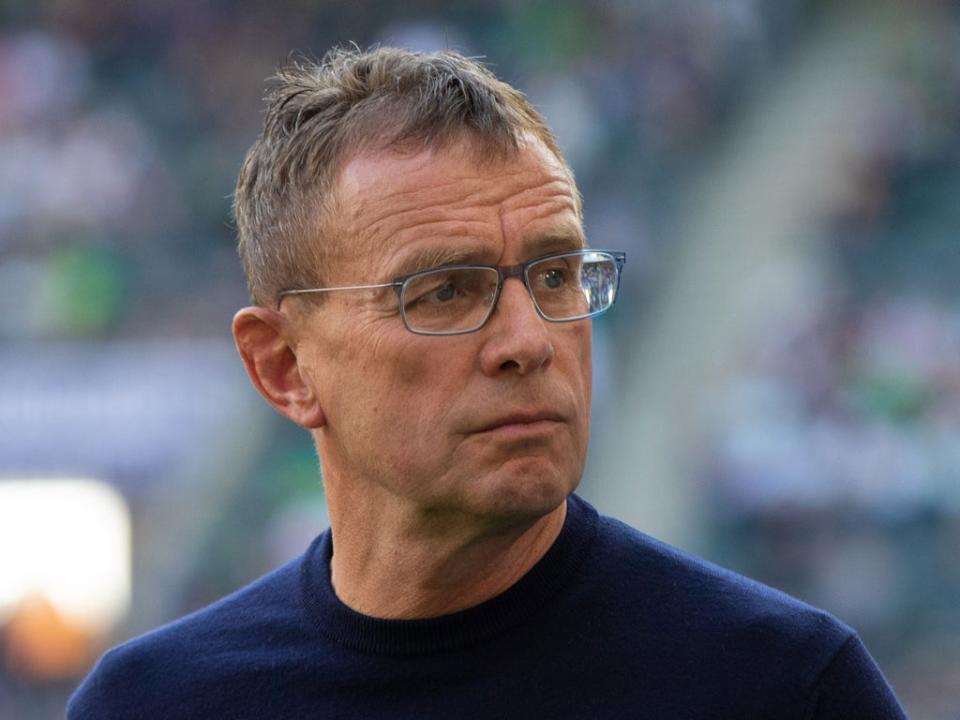 Manchester United’s interim manager Ralf Rangnick (Getty Images)