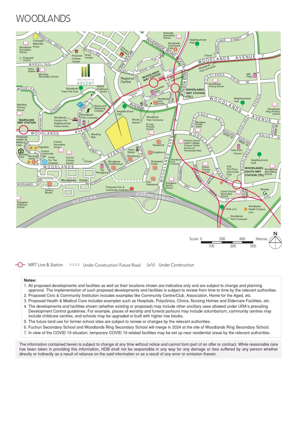 May 2021 Woodlands BTO Woodgrove AscentMap