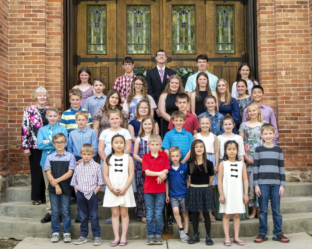 Sharon Randall's 32 students who performed during their annual Spring Piano Recital are pictured.