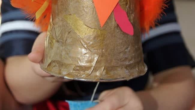 gobbling turkey craft thanksgiving crafts for kids