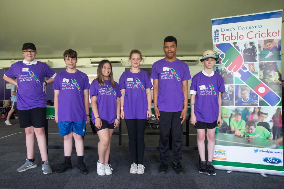 Pupils from Beech Academy at National Table Cricket Finals