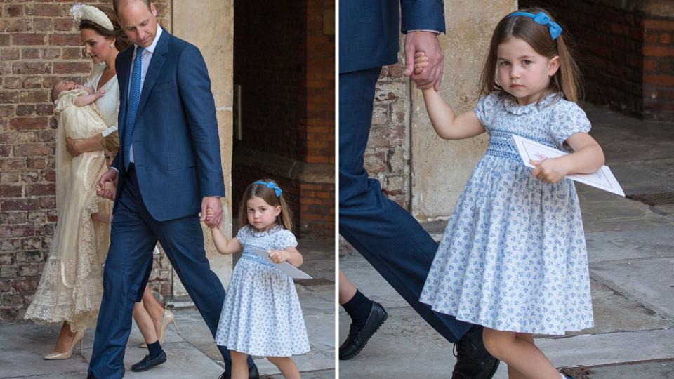 Princess Charlotte yells at the paparazzi