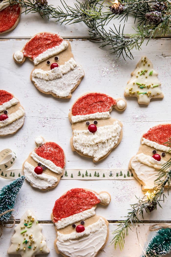 Chai Spiced Santa Cookies