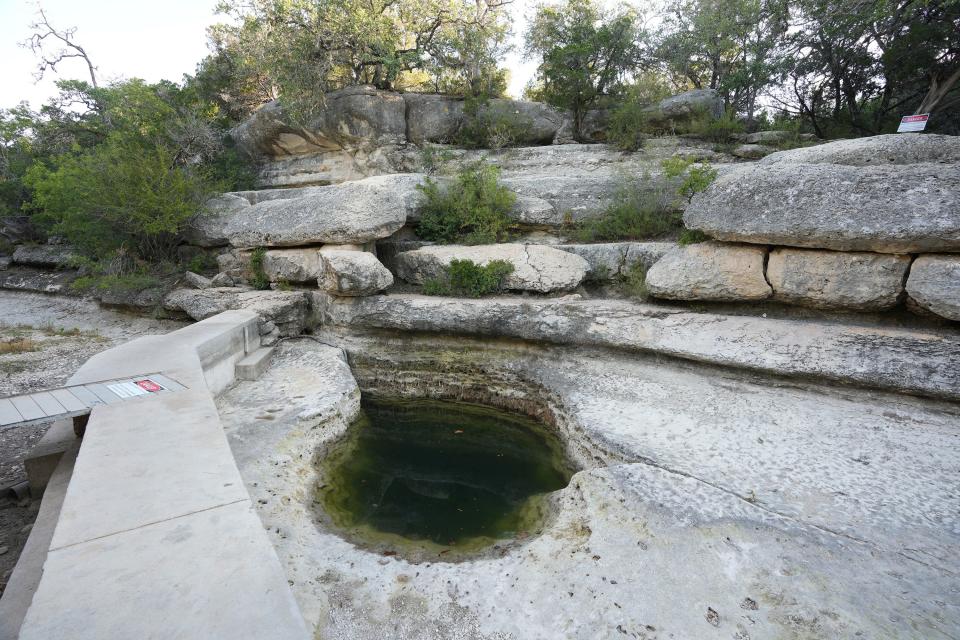 Jacob’s Well in Wimberley is closed to swimming due to a lack of water flow Aug. 4.