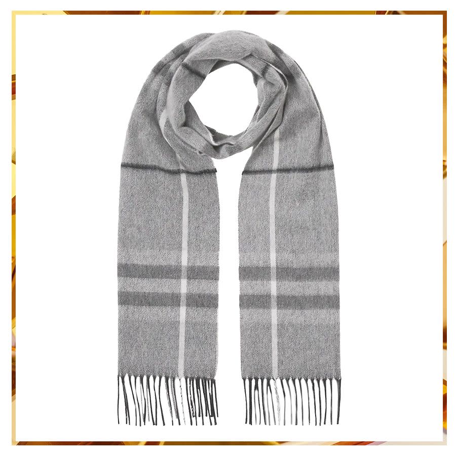 Burberry Giant Check Cashmere Scarf