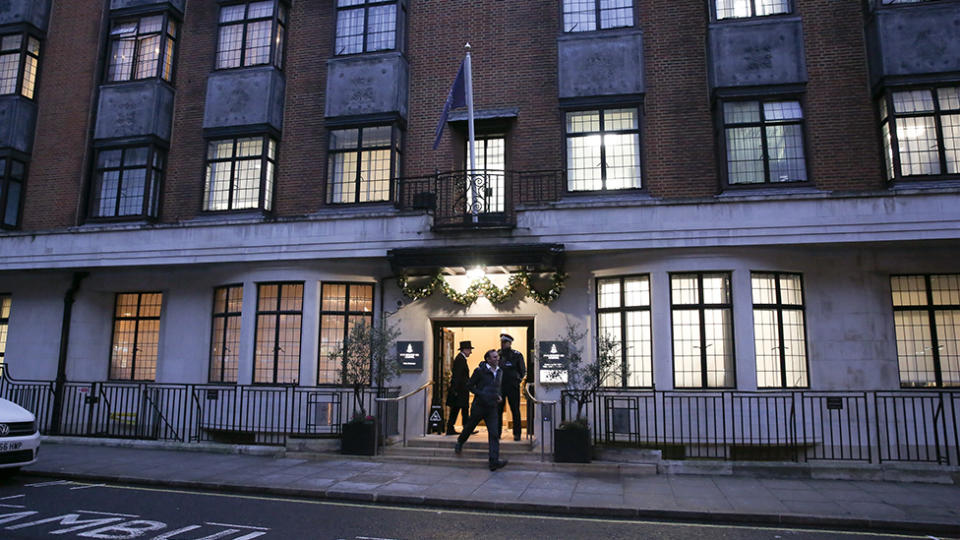 King Edward VII Hospital where Duke of Edinburgh has been admitted in London. Photo: Getty Images