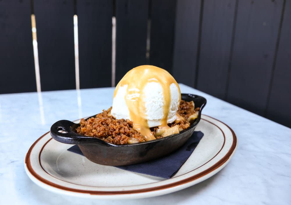 The Nice Guy apple crumble