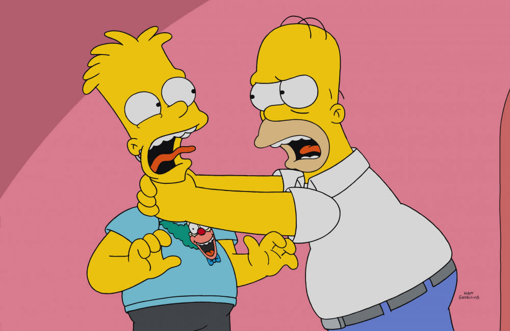 Homer will keep strangling Bart credit:Bang Showbiz