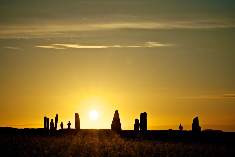 <h1 class="title">Ring of Brodgar at Sunset, Orkney</h1><cite class="credit">Photo: Orkney.com</cite>