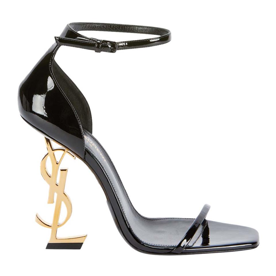 Hernan’s favorite label for shoes is “Saint Laurent, from their sexy boots to their classy, elegant, sexy heels,” says the reality star, who has her eye on the brand’s Opyum YSL logo-heel sandals; $1,350, neimanmarcus.com.