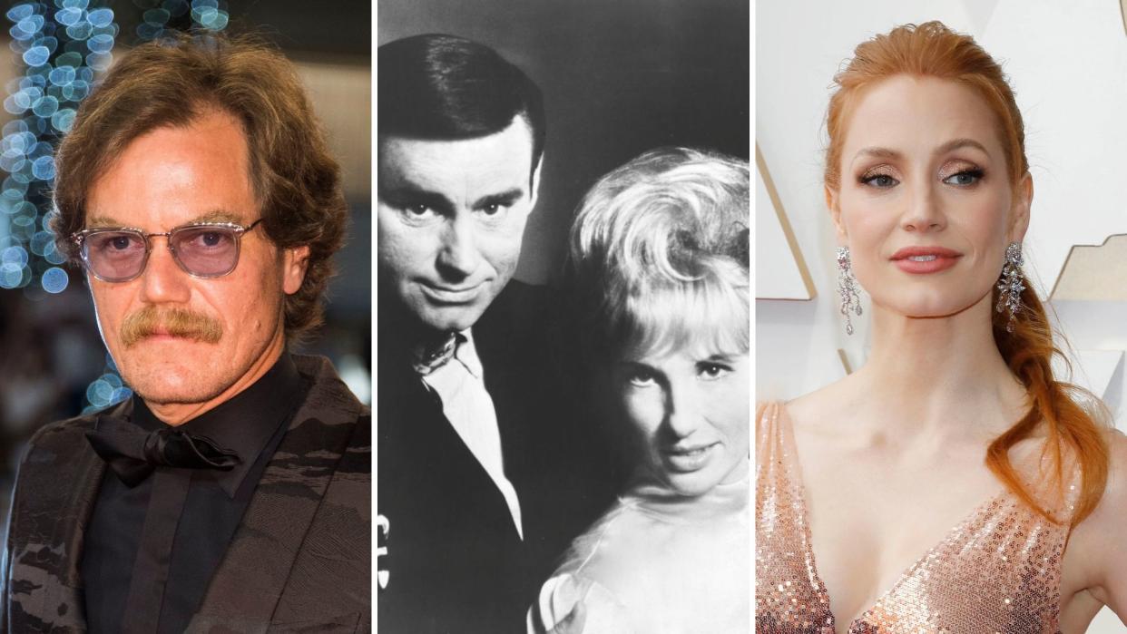 Michael Shannon, George Jones and Tammy Wynette, and Jessica Chastain - Credit: Everett