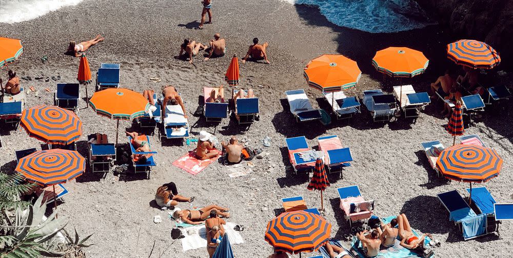 spiaggia beach club positano italy by ana linares