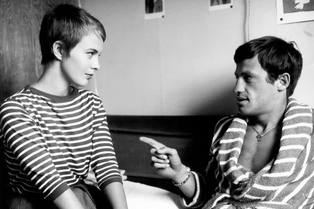 Everett Collection Jean Seberg and Jean-Paul Belmondo in 'Breathless'