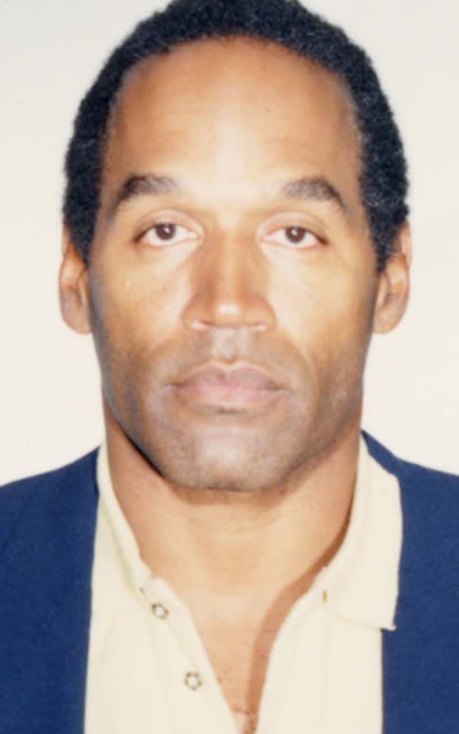 Los Angeles Police Department mugshot of OJ Simpson