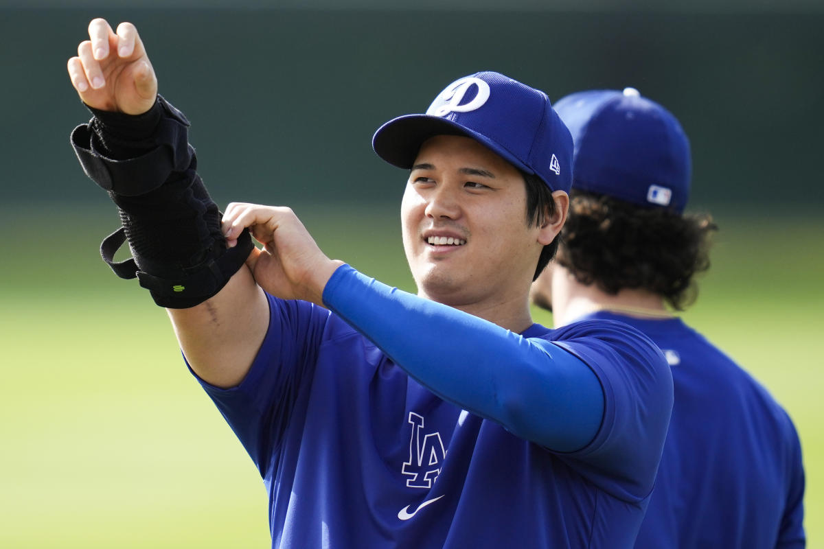 Shohei Ohtani hits 2-run homer in first exhibition game with Los ...