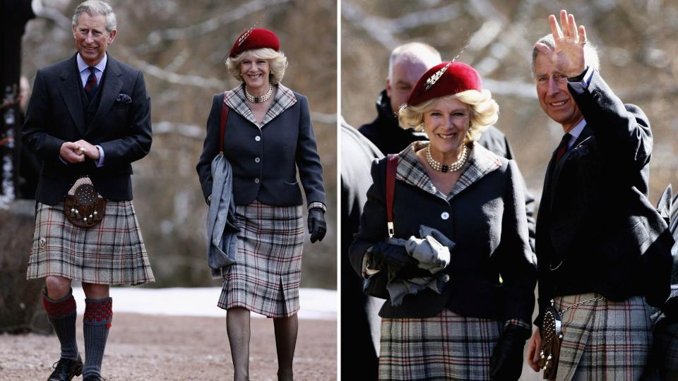 King Charles and Queen Camilla at Birkhall