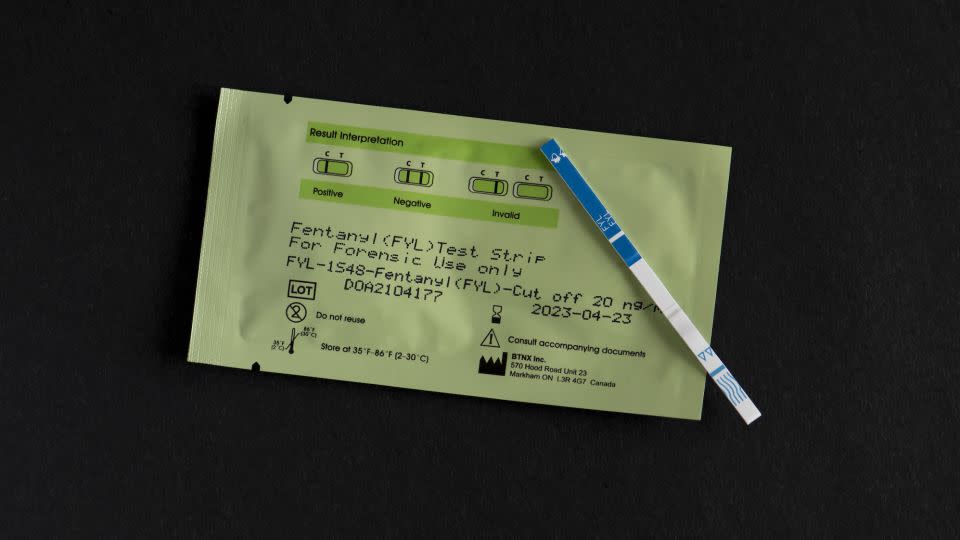 Fentanyl test strips are a low-cost method of helping prevent drug overdoses. - Michael Siluk/Universal Images Group/Getty Images