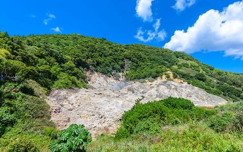 Sulphur Springs in St Lucia - Credit: AP