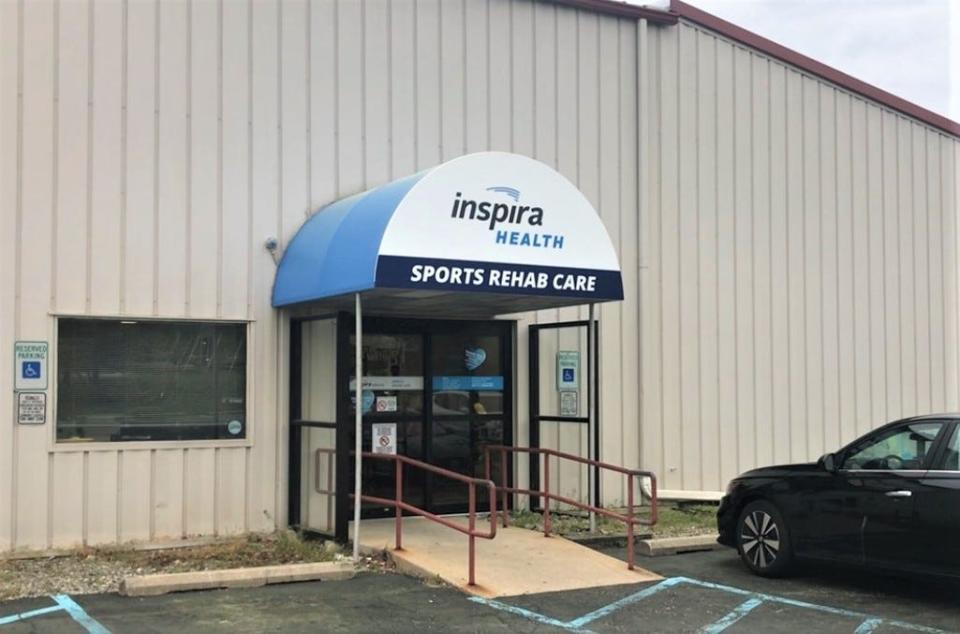 Inspira Health Sports Rehab Care, located at the hospital system's Fitness Connection building at 1430 West Sherman Avenue in Vineland. PHOTO: May 9, 2024.