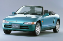 <p>Of course, if you want your Kei car experience to be roof-free, you'll have to go with the Honda Beat. Like the AZ-1, its engine is in the middle, but instead of having gullwing doors, it has a convertible soft top. Did I mention it revs <a href="https://www.roadandtrack.com/car-culture/a20901133/honda-beat-exhaust-sound-video/" rel="nofollow noopener" target="_blank" data-ylk="slk:to over 9000 RPM;elm:context_link;itc:0;sec:content-canvas" class="link ">to over 9000 RPM</a>? <a href="https://www.ebay.com/itm/1991-Honda-Beat/114001238134?hash=item1a8b00d876:g:YTwAAOSwsYdd6AVt" rel="nofollow noopener" target="_blank" data-ylk="slk:Here's one;elm:context_link;itc:0;sec:content-canvas" class="link ">Here's one</a> you can own for under $10,000. </p>