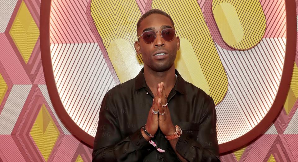 Tinie Tempah shared his annoyance at finding his British Airways plane seat "dirty" [Image: Getty]