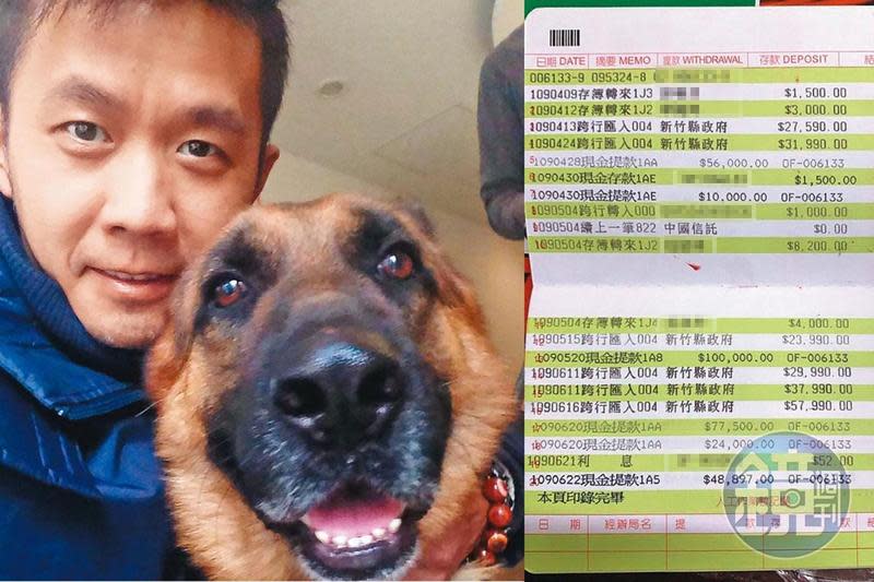 新竹縣流浪動物珍愛協會黃姓副理事長承包動物收容所的犬貓救援標案，引發爭議。（讀者提供）