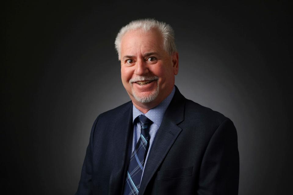 Jeff German, investigative reporter, poses for a portrait at the Las Vegas Review-Journal photos studio, in Las Vegas, on Jan. 19, 2017. German was stabbed to death outside his home and police are looking for a suspect, authorities said. Las Vegas Metropolitan Police officers found journalist German dead with stab wounds around 10:30 a.m. Saturday, Sept. 3, 2022, after authorities received a 911 call, reported the Las Vegas Review-Journal.