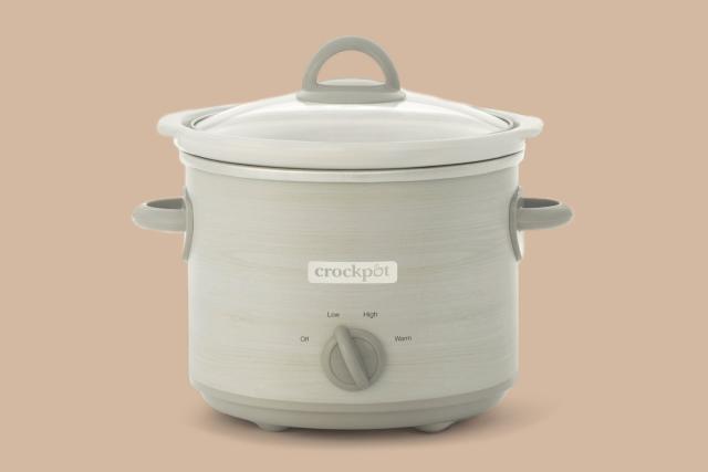 Crockpot Design Series 3-Quart Manual Slow Cooker, Woodgrain