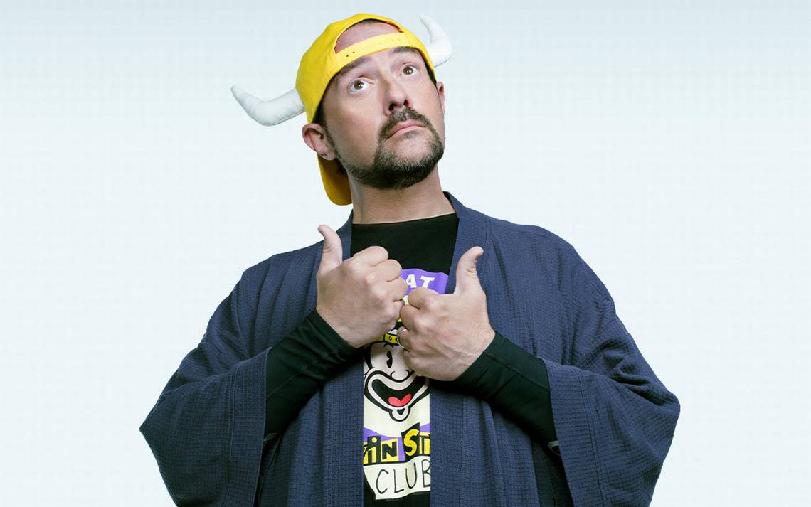 Kevin Smith is known for his role as Silent Bob in the “Clerks” movies.