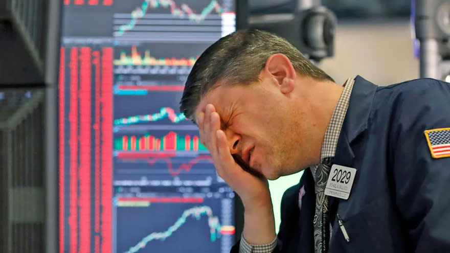 Wall Street vivió jornadas de temor y fuertes caídas.