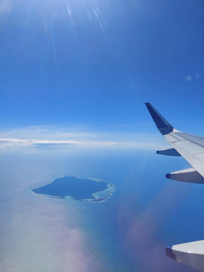 Aerial view of North Sentinel Island