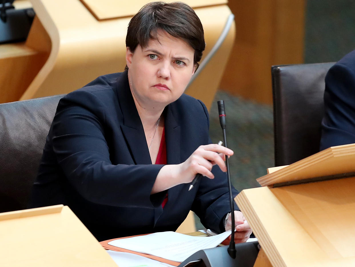 Scottish Conservative leader Ruth Davidson: PA