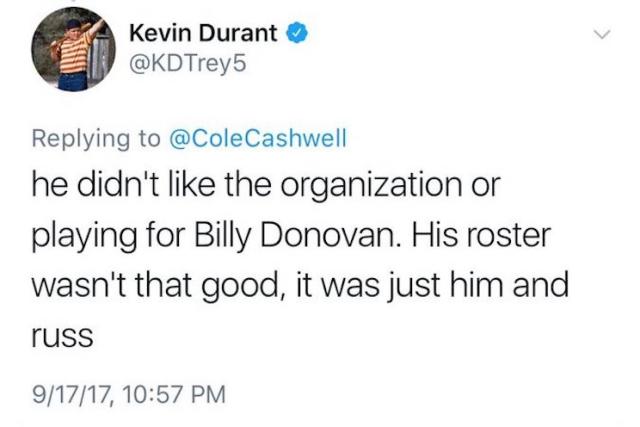 Kevin Durant On Twitter Drama I Went A Little Too Far 0795