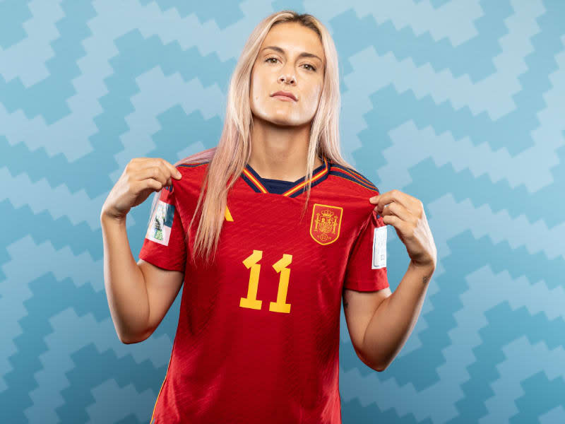 Alexia Putellas con la selección española de fútbol femenino