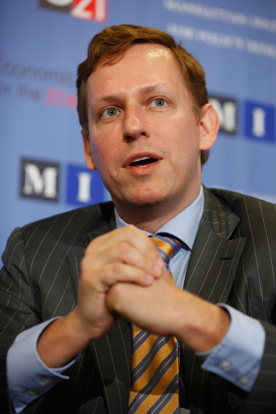 <b>Peter Thiel</b>: Capitalista de riesgo, Thiel cofundó PayPal y actualmente preside Clarium Capital y es socio administrador de The Founders Fund.