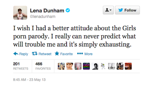 3 Reasons Lena Dunham Can't Laugh Off 'Girls' Porn Parody