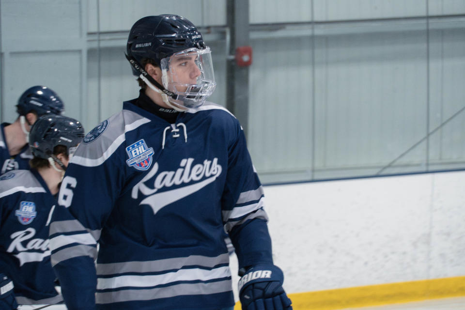 Worcester Railers Junior Hockey Club's Matt Schirm.