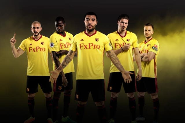 Watford FC kit 2017/18