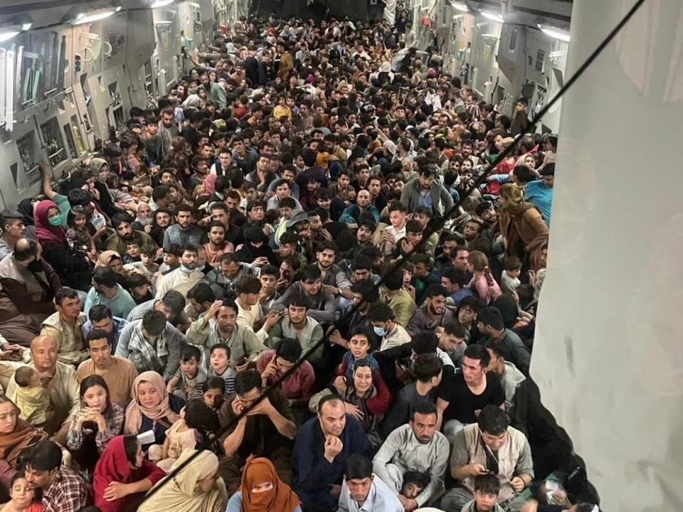 Boeing C-17 Globemaster III Afghanistan evacuation