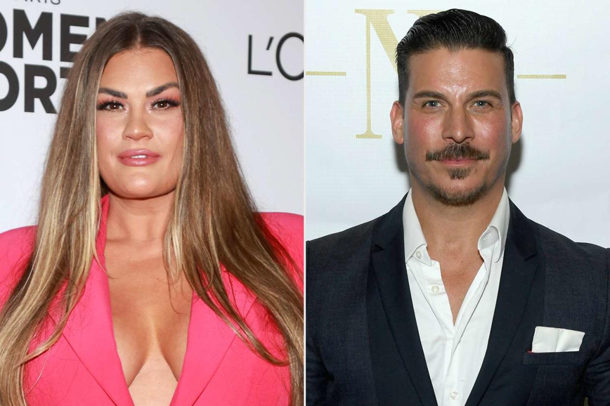 <p>Steven Simione/FilmMagic; Gary Gershoff/Getty Images</p> Brittany Cartwright and Jax Taylor