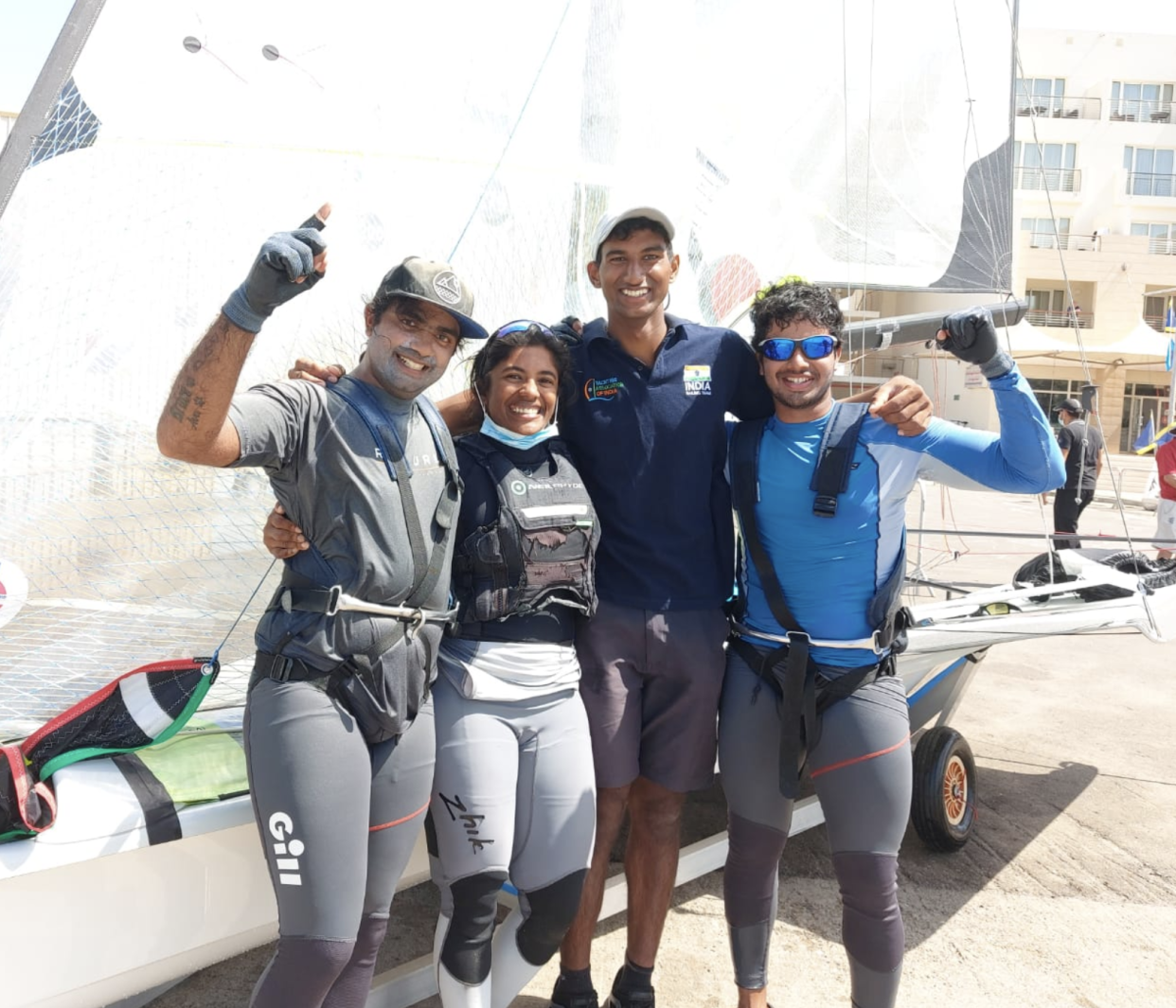 India are sending four sailors across three events at the Tokyo Olympics. Image courtesy: SAI 