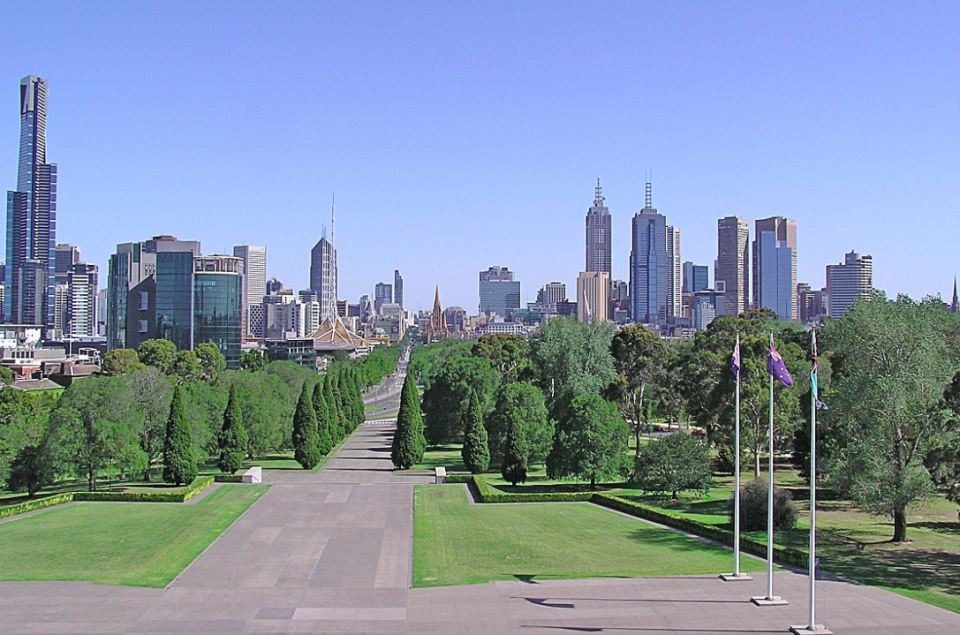 <em>Lava could flow through the streets of Melbourne if a string of volcanoes sitting under it erupt (Wikipedia)</em>