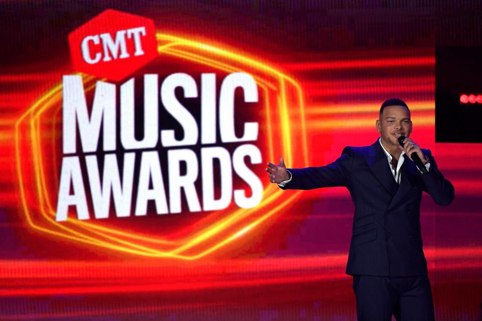 Kane Brown hosts the 2021 CMT Music Awards at Bridgstone Arena in Nashville, Tenn, on Wednesday, June 9, 2021.