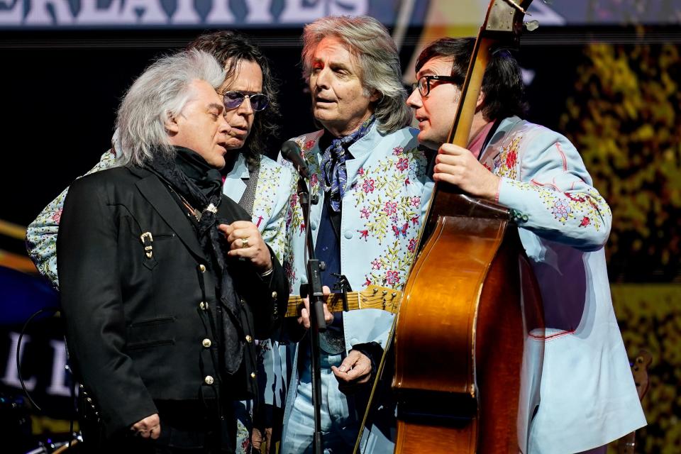 Marty Stuart and The Fabulous Superlatives perform during the 7th Musicians Hall of Fame and Museum Concert and Induction Ceremony at Municipal Auditorium in Nashville, Tenn., Tuesday, Nov. 22, 2022.