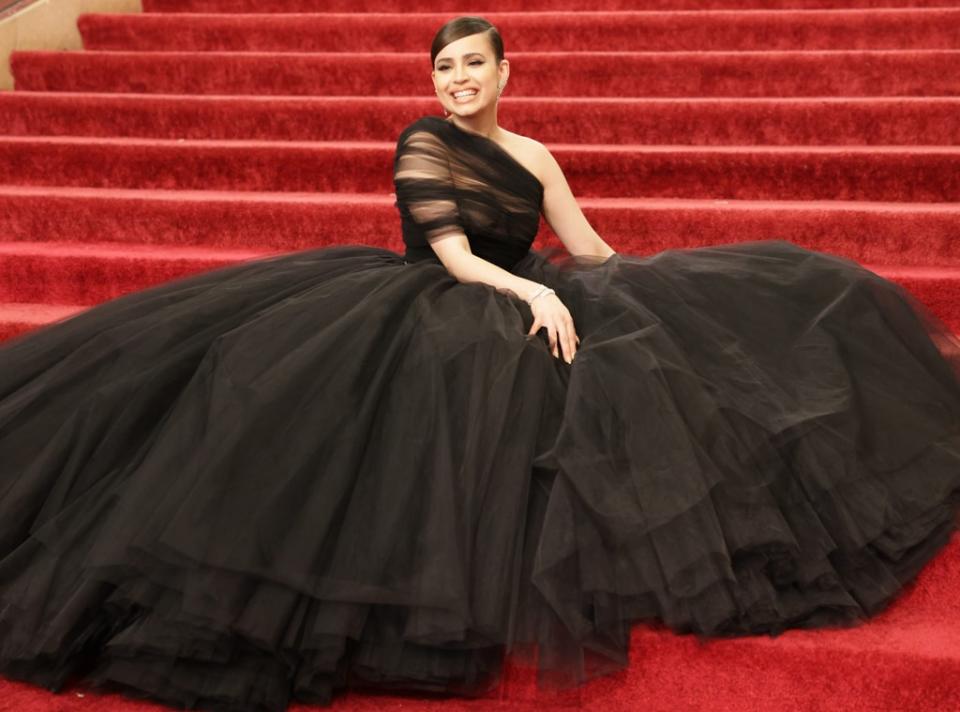 Sofia Carson, 2022 Oscars, 2022 Academy Awards, Red Carpet, Candid, Candids 