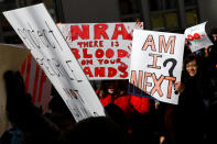 <p>Students participate in a march in support of the National School Walkout in the Queens borough of New York City, New York, U.S., March 14, 2018. (Photo: Shannon Stapleton/Reuters) </p>