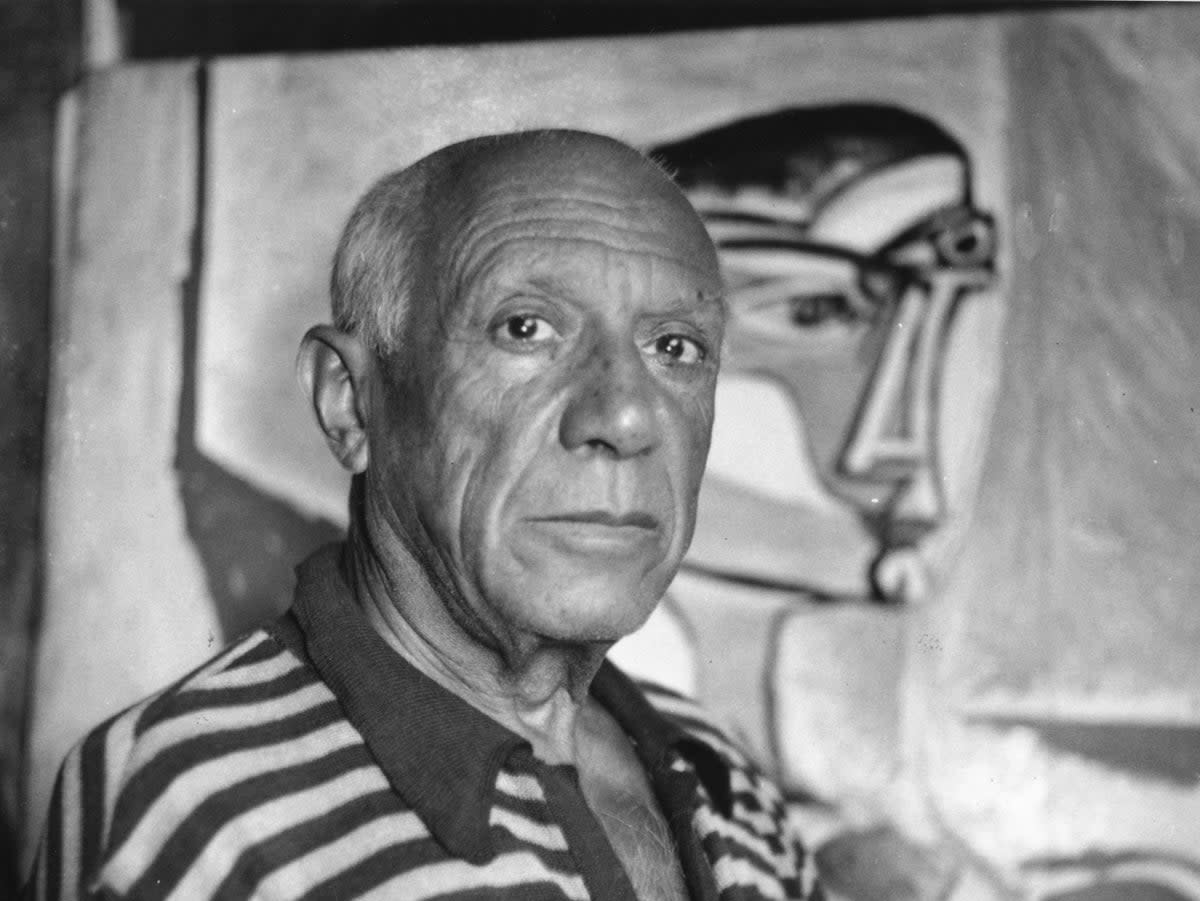 Pablo Picasso in 1955 (Getty)