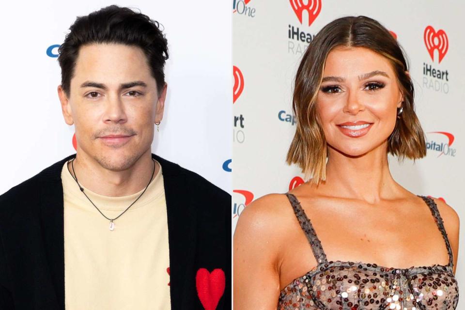 <p>Elyse Jankowski/Getty, River Callaway/Variety</p> Tom Sandoval and Rachel "Raquel" Leviss