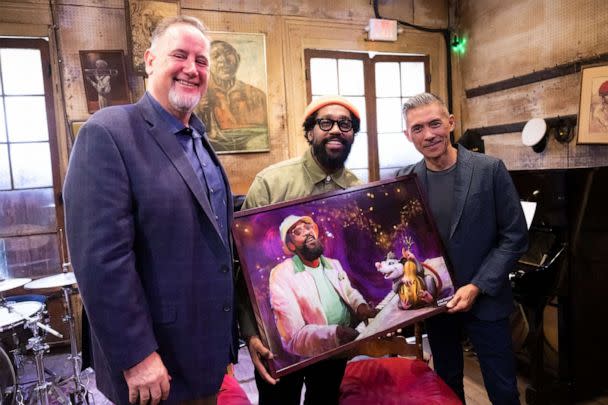 PHOTO: New Orleans natives and music legends Terence Blanchard and PJ Morton compose and record music for Tiana's Bayou Adventure, the new attraction coming to Disneyland Resort in California and Walt Disney World Resort in Florida. (Disney)