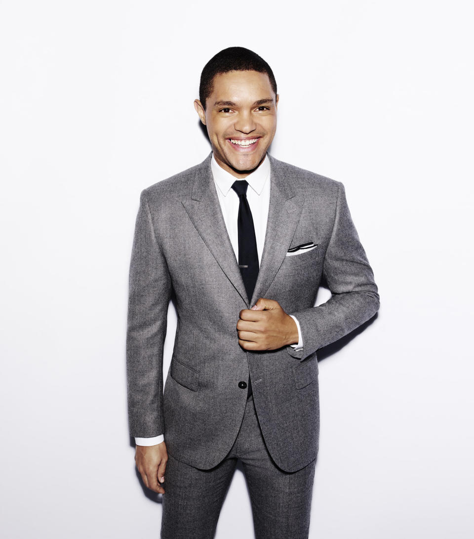 Trevor Noah has big shoes to fill as Jon Stewart's replacement as "The Daily Show" host. Noah joins fellow black correspondents Roy Wood Jr. and Jessica Williams at&nbsp;the satirical news show. The stand up comic&nbsp;debuts in his new role September 28 on Comedy Central.